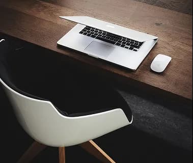 A tidy workspace prepared for a review session
