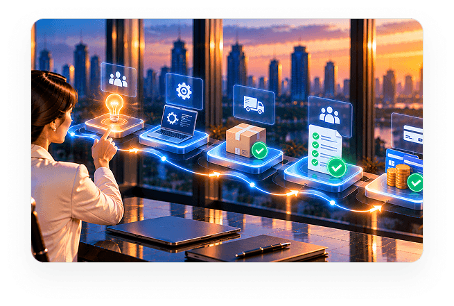 Keep delivery, acceptance and payment state connected