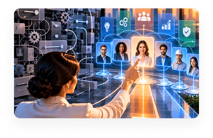 Discovering the right professional expertise through governed marketplace matching