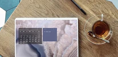 A milestone review open on a laptop