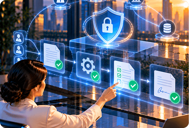 Controlled governance, digital evidence, and audit trails